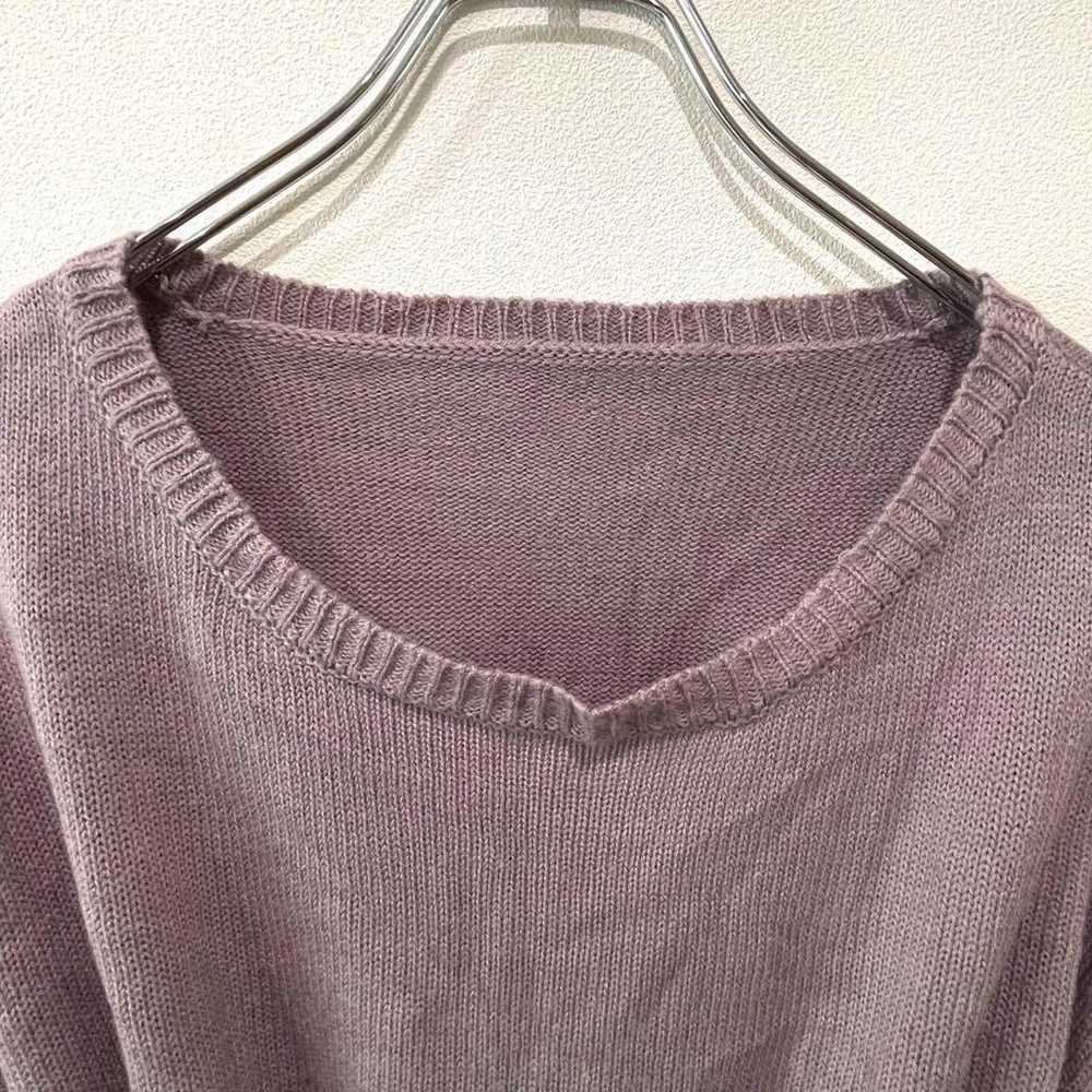 GRL Grail Knit Sweater Knit Dress Purple [M] Long… - image 4