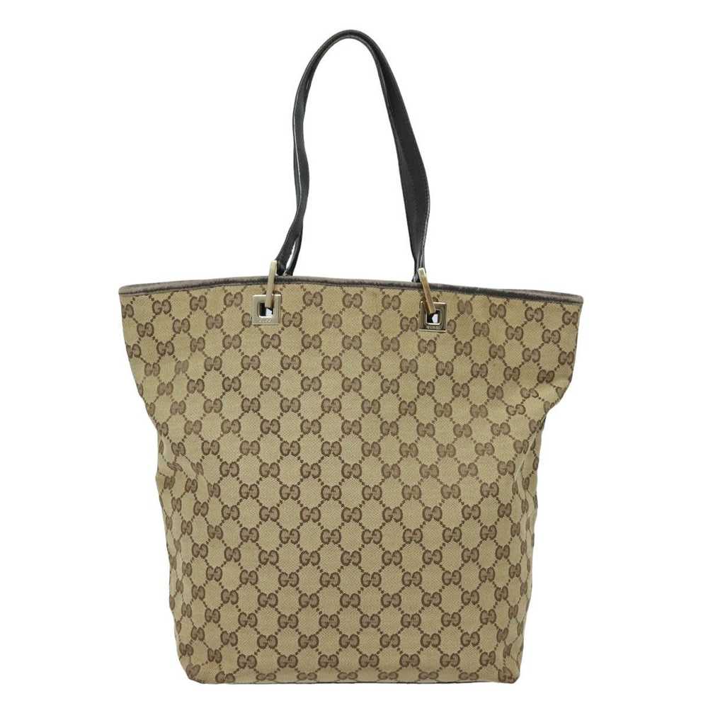 Gucci GUCCI GG Canvas Tote Bag Beige 002 1098 Aut… - image 2