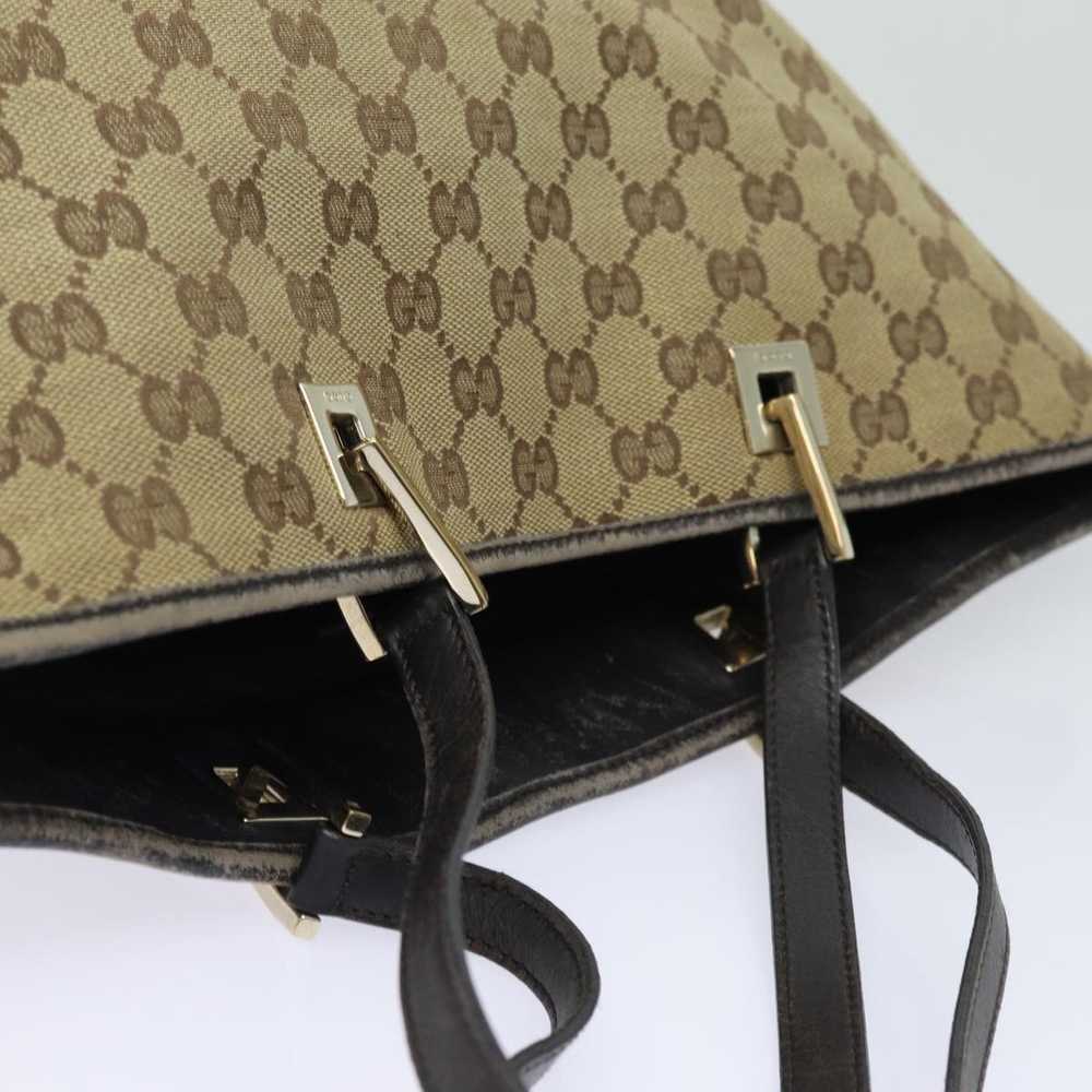 Gucci GUCCI GG Canvas Tote Bag Beige 002 1098 Aut… - image 6