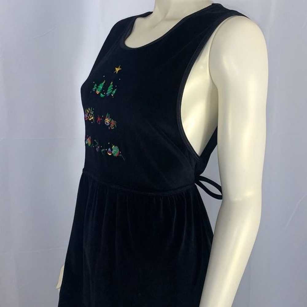 Vintage Black Erika Velvet Embroidered Holiday Ju… - image 9