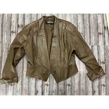 Vintage online 70s Friitala of Finland Jacket Cognac Leather