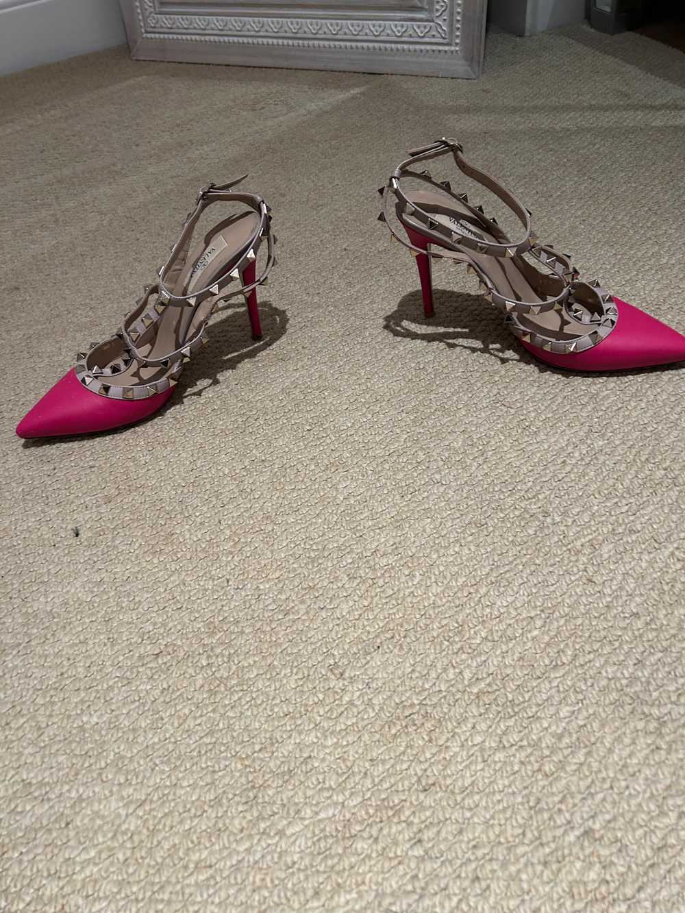 Product Details Valentino Pink Rockstud Heels - image 3