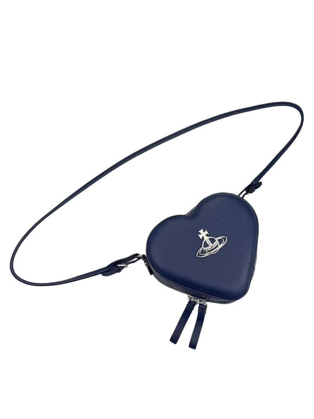 Vivienne Westwood Heart Orb Clutch Side Bag - image 1