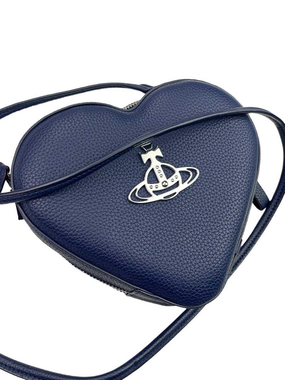 Vivienne Westwood Heart Orb Clutch Side Bag - image 5