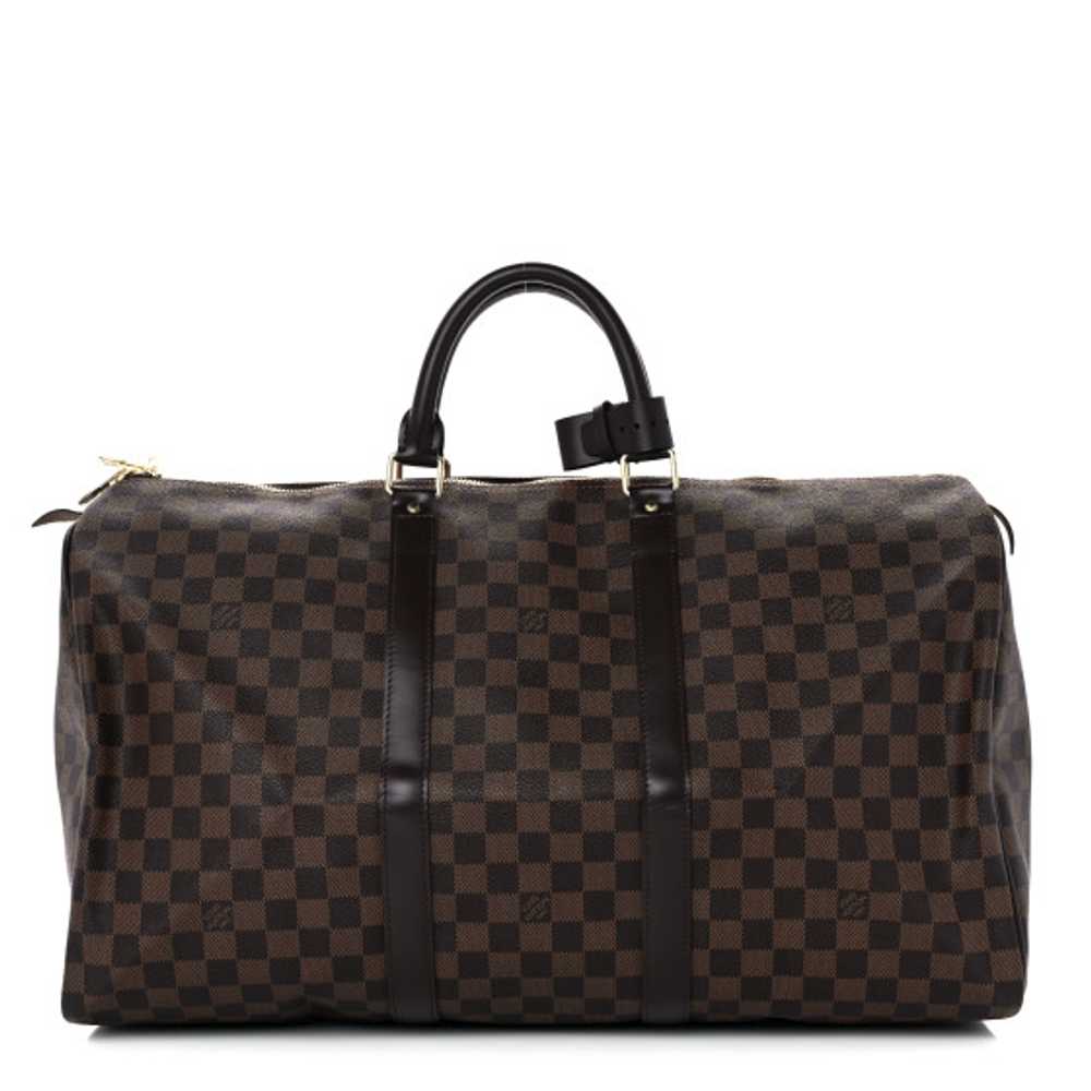 LOUIS VUITTON Damier Ebene Keepall 50 - image 1