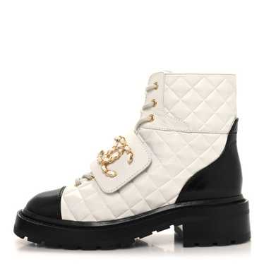 Chanel calfskin lace up - Gem