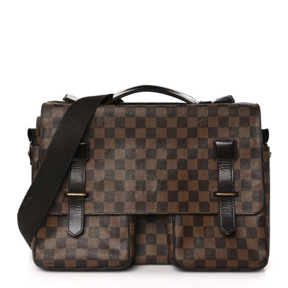 LOUIS VUITTON Damier Ebene Broadway Messenger Bag - image 1