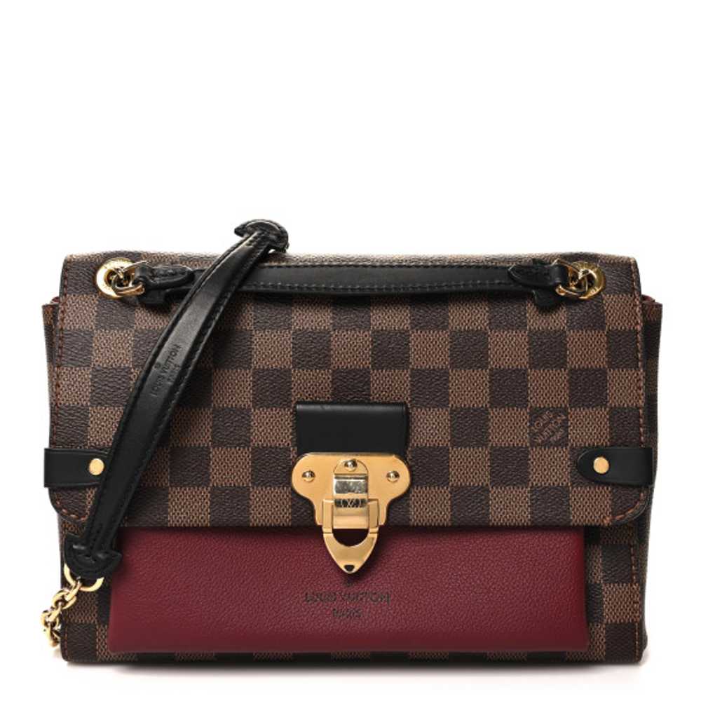 LOUIS VUITTON Damier Ebene Vavin PM Bordeaux - image 1