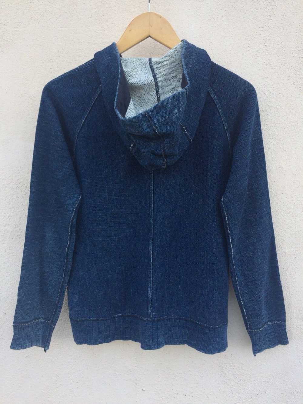 Pure Blue Japan Indigo Blue Sweater Hoodie by Pur… - image 2