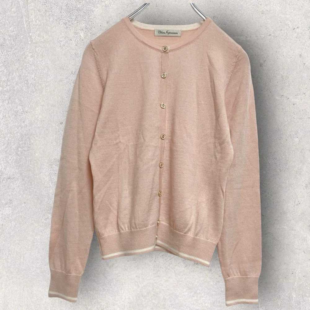 【Clear Impression】Knit Cardigan M Front Button Li… - image 10