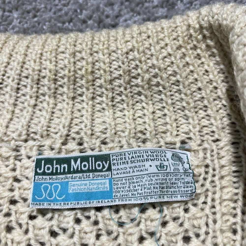 Vintage John Molloy Wool Cable Knit Fisherman Swe… - image 2