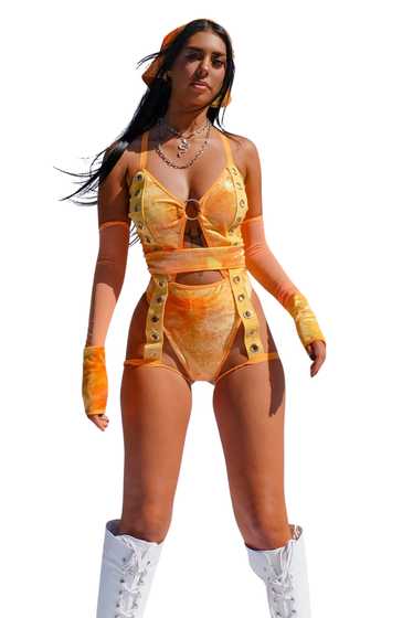 Freedom Rave Wear Coco Fields Sunrise Bodysuit