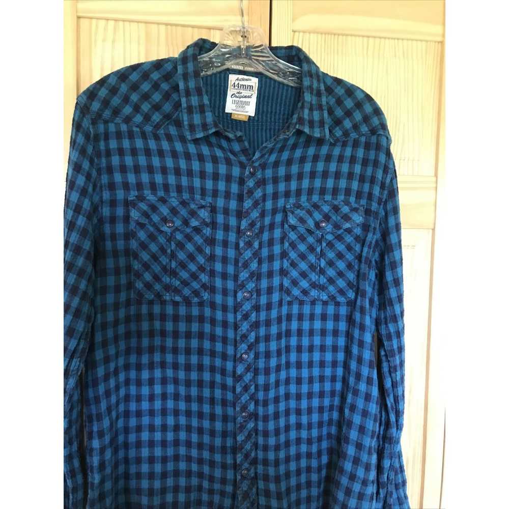 Other 44mm Legendary Work Wear Mens XL Blue Plaid… - image 12