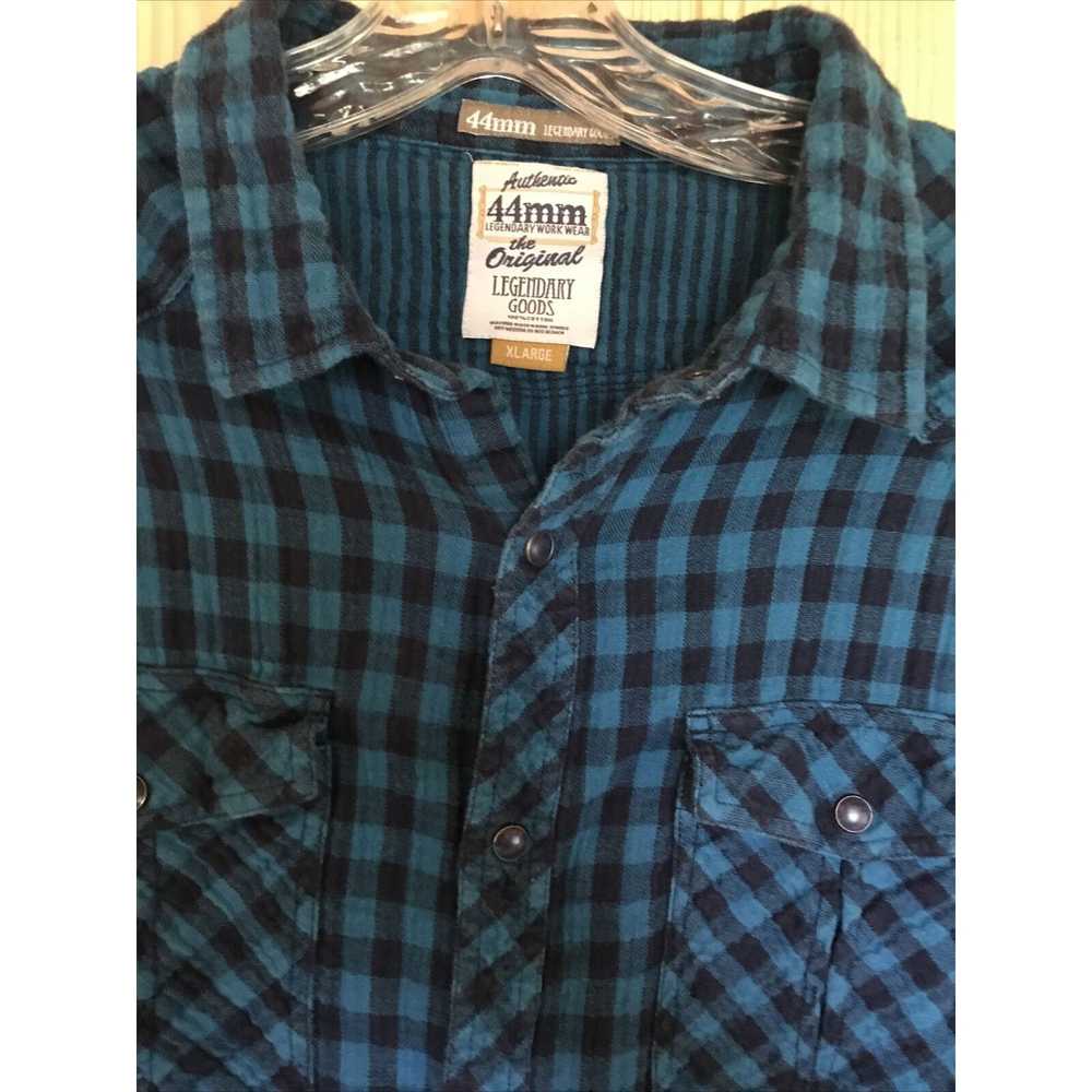 Other 44mm Legendary Work Wear Mens XL Blue Plaid… - image 2