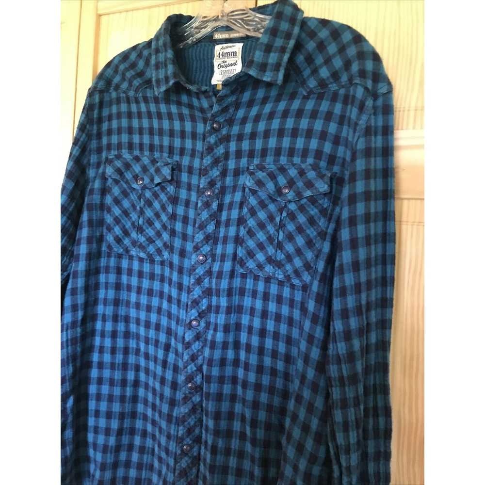 Other 44mm Legendary Work Wear Mens XL Blue Plaid… - image 6