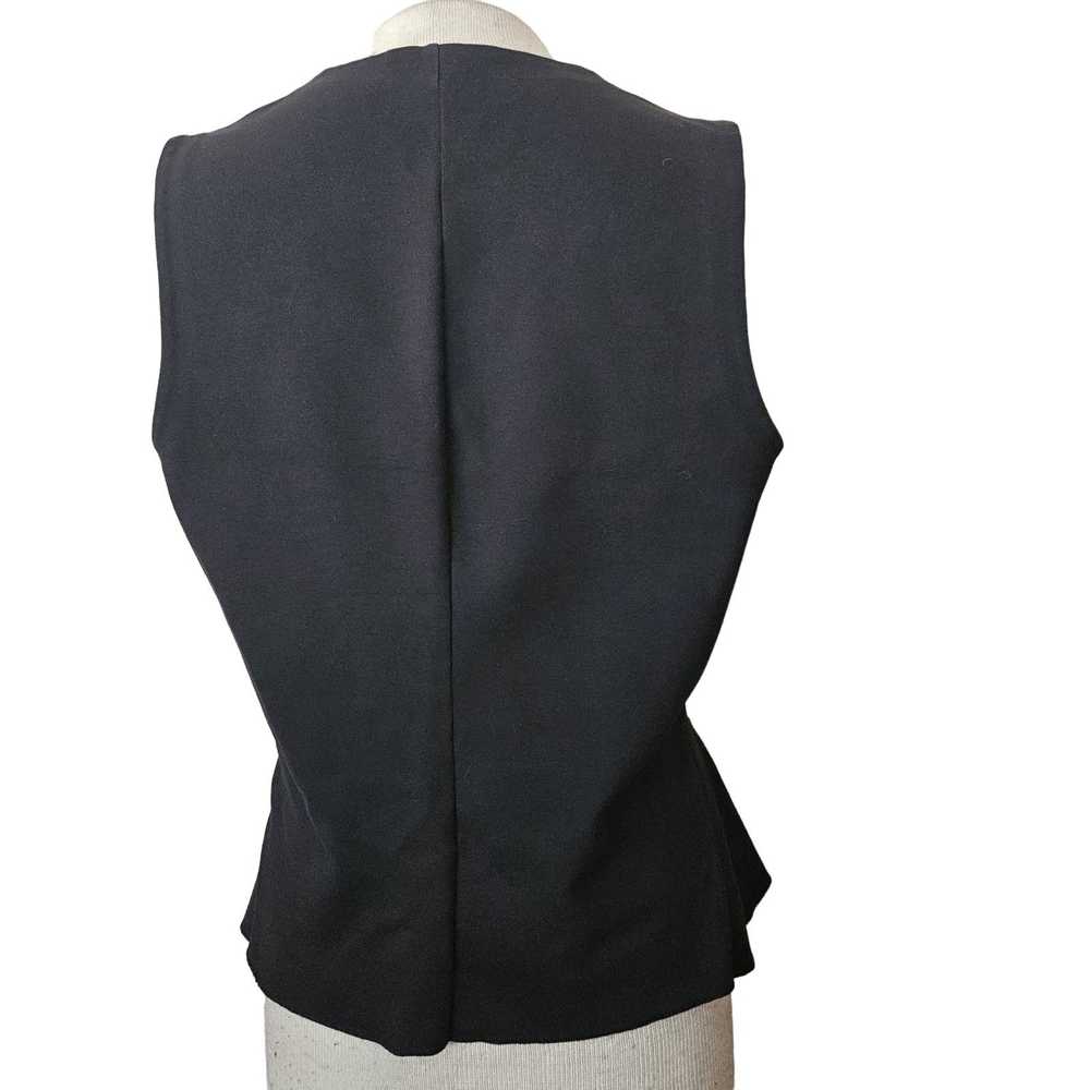 J.Crew J Crew Black Sleeveless Blouse Size Large - image 3