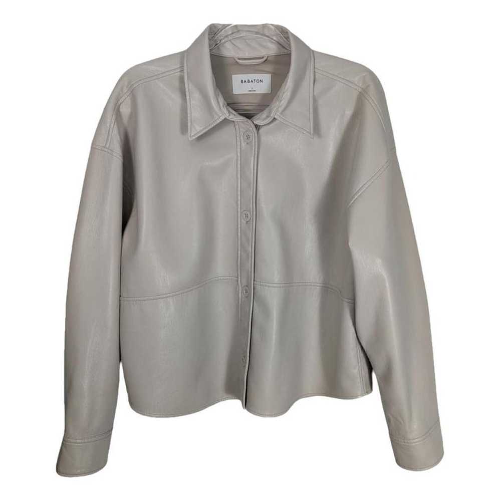 Babaton Vegan leather blouse - image 1