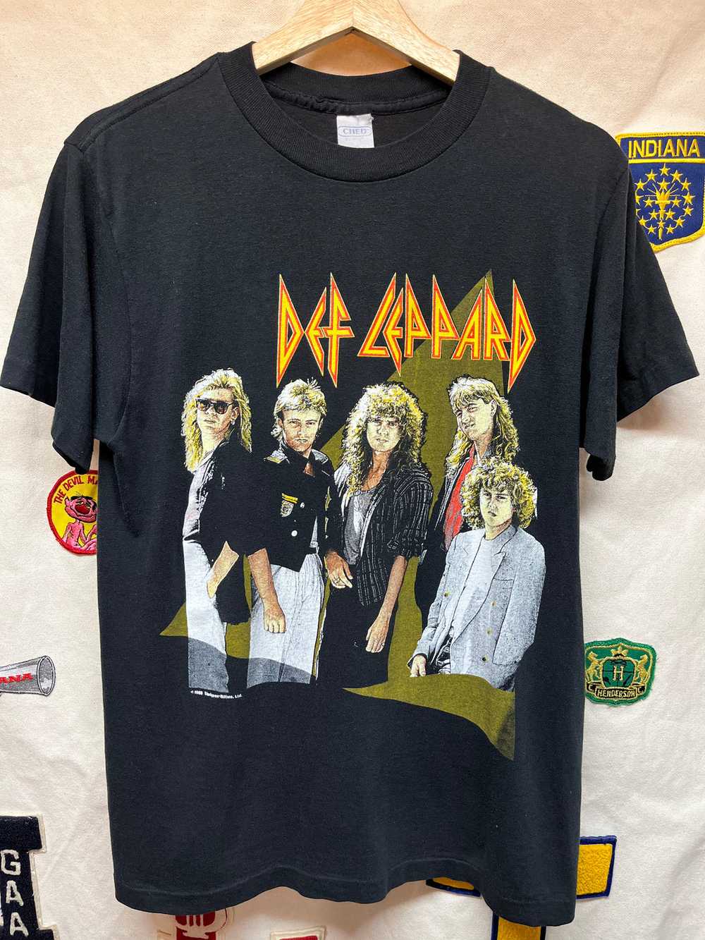 Vintage 1987 1988 Def Leppard Hysteria Concert To… - image 1