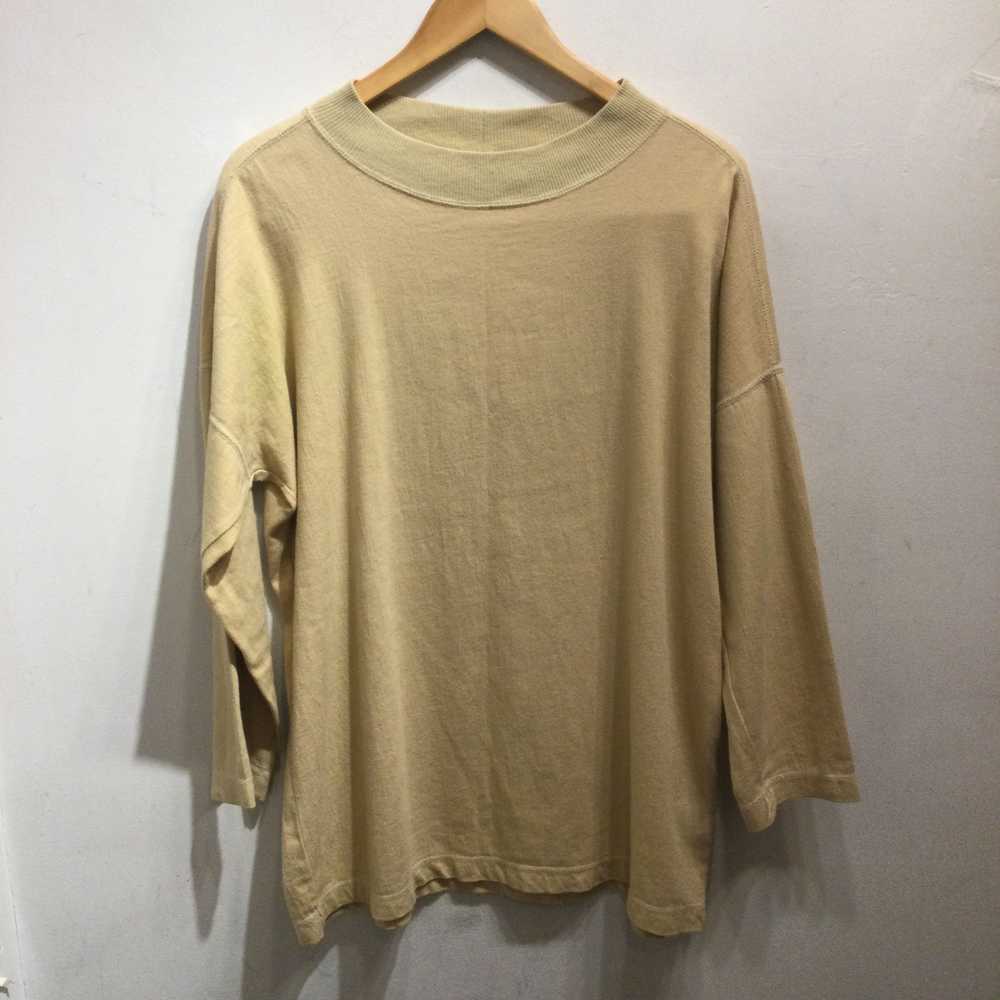 Plantaiton mock neck beige top - image 1