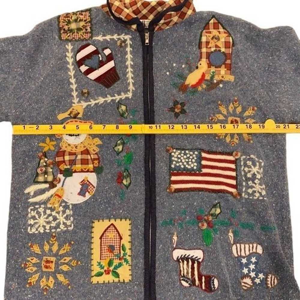 OHI Sweater Size Large Donegal Cardigan Country F… - image 5