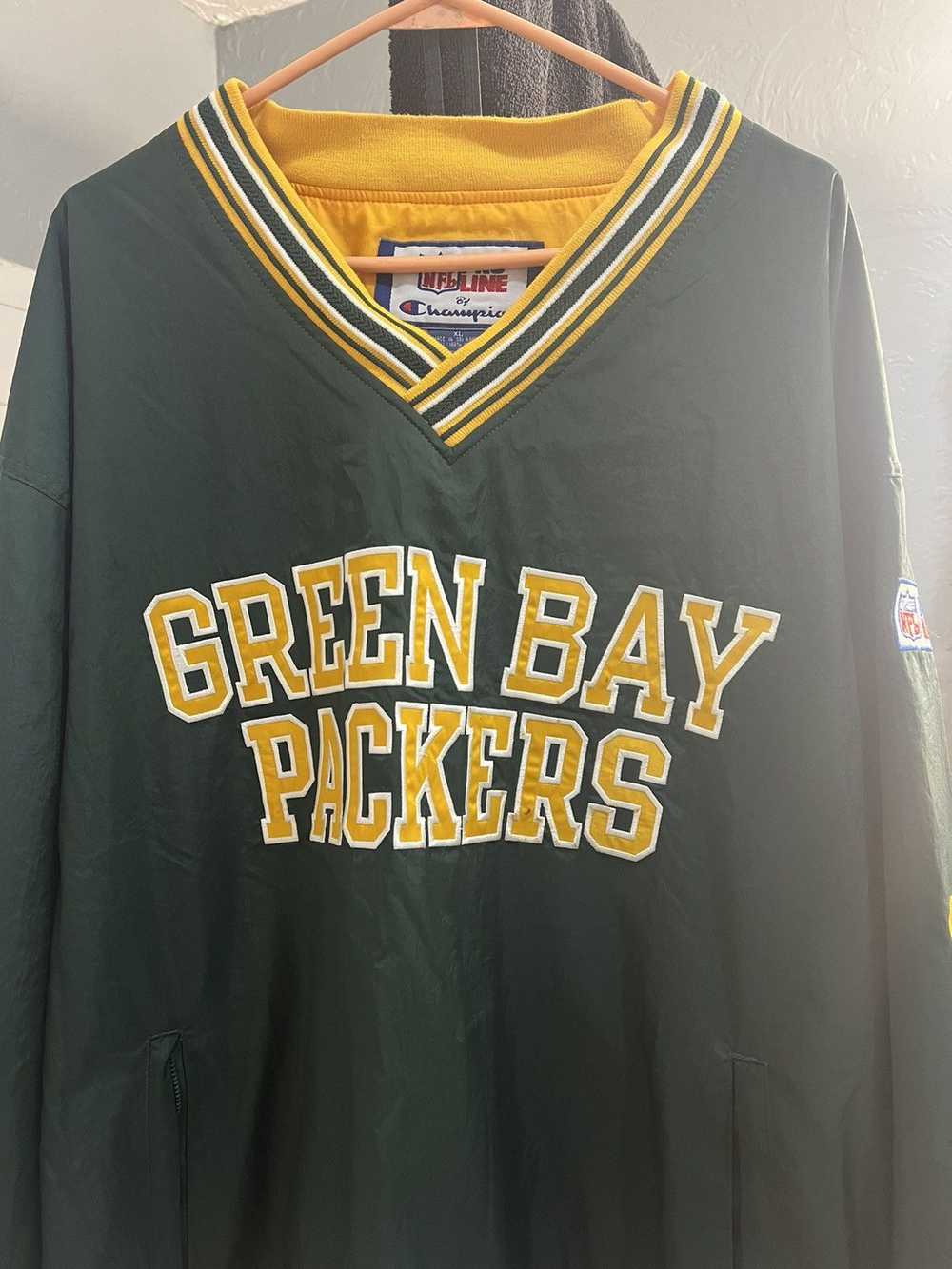 Champion × Pro Line Vintage Green Bay packers pul… - image 1