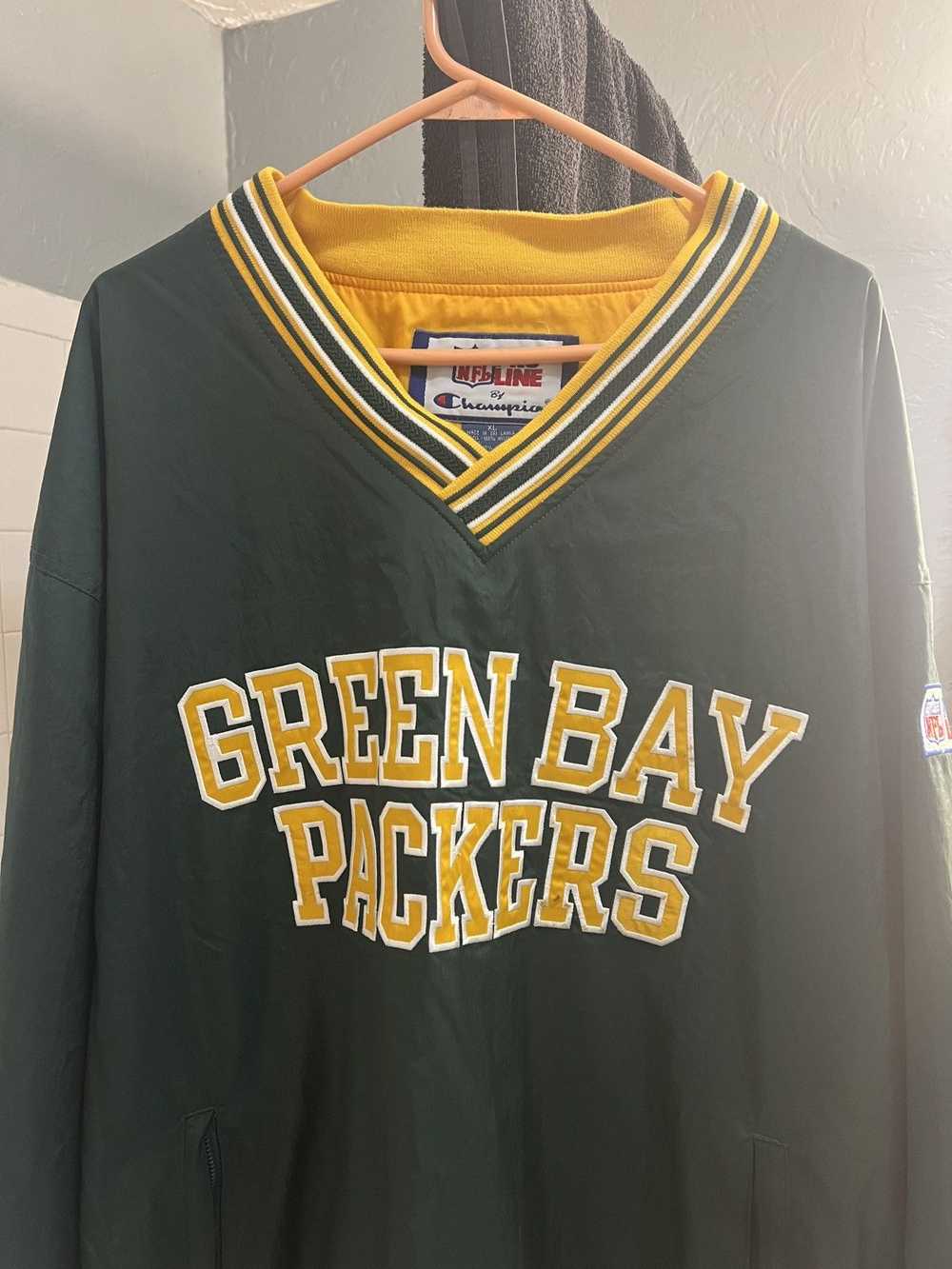 Champion × Pro Line Vintage Green Bay packers pul… - image 2