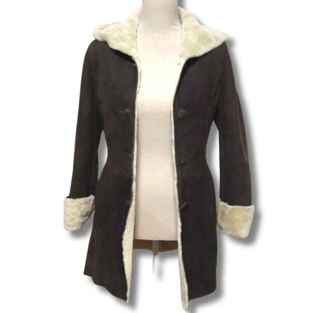 Genuine leather sheepskin coat by Skin Valley. - image 2