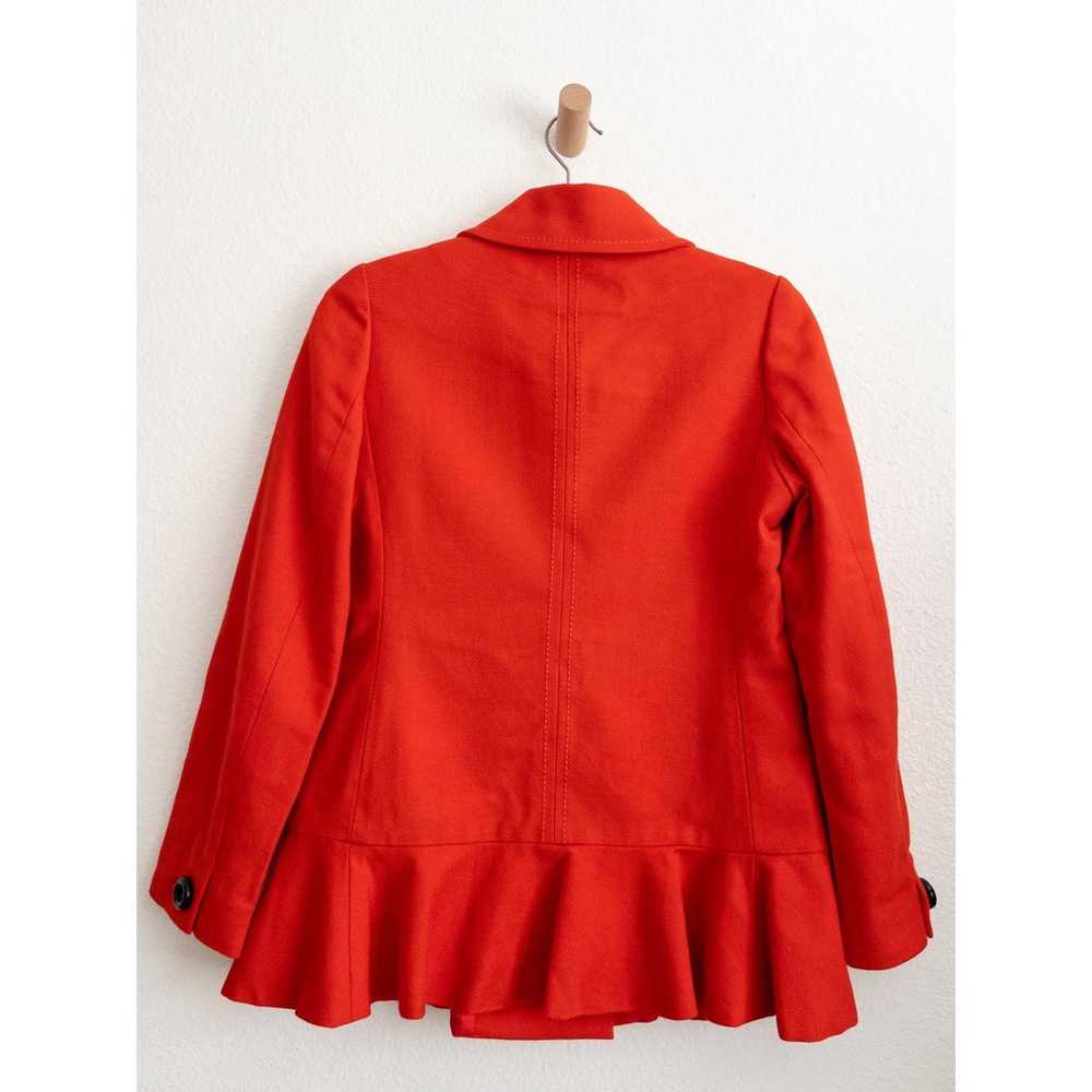 Kate Spade New York Red Simonne Peplum Poppy Coat - image 2