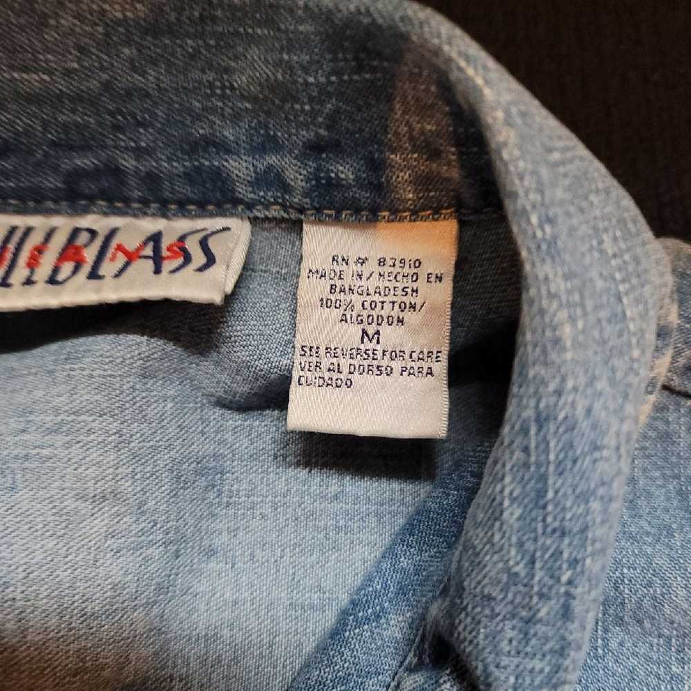 Bill Blass Vintage Denim Vest - image 3