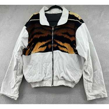 VTG Major Cool Clothes Jacket Womens Medium Tiger… - image 1