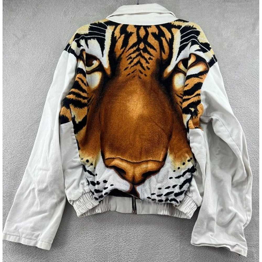 VTG Major Cool Clothes Jacket Womens Medium Tiger… - image 6