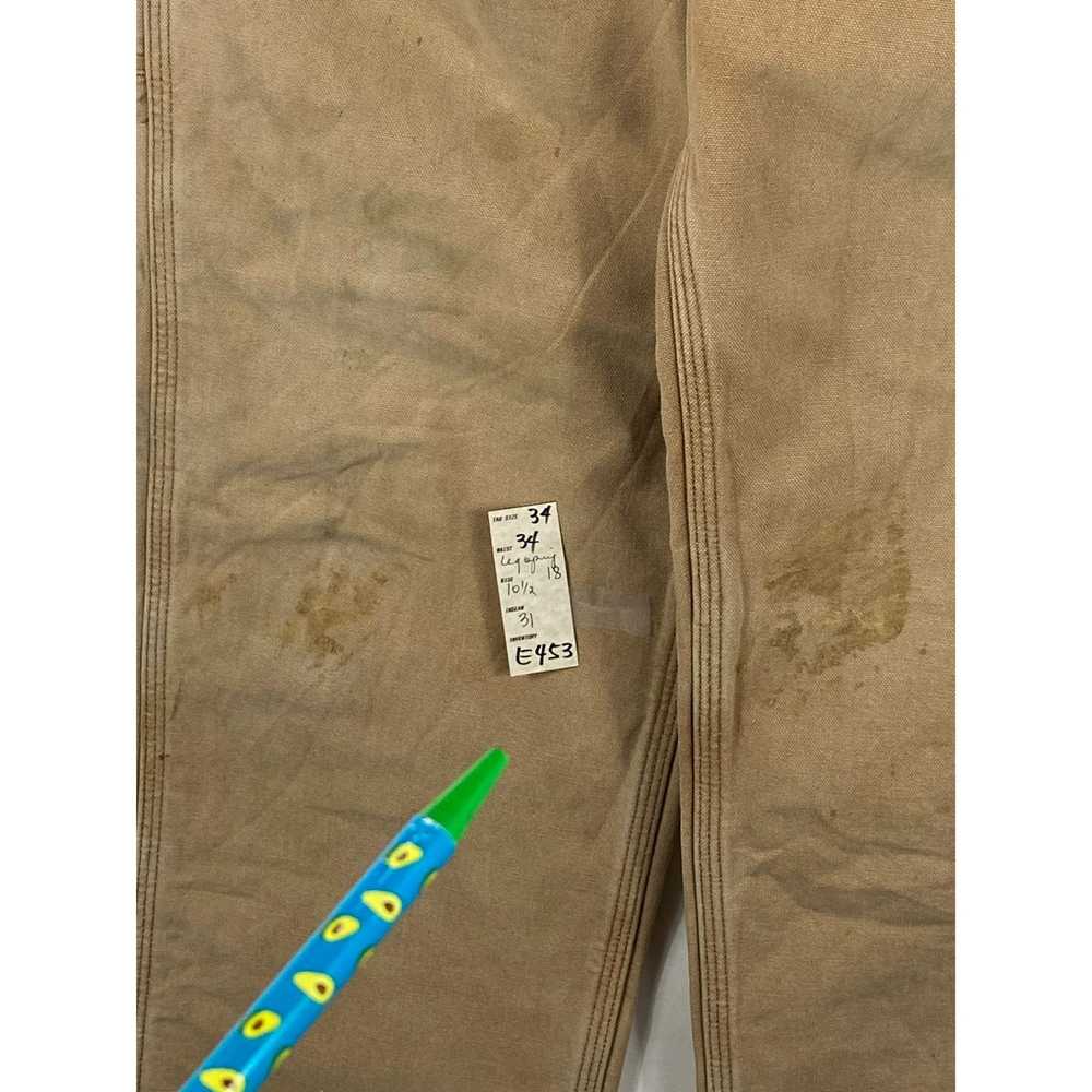 Carhartt Carhartt B111 BRN Loose Fit Washed Duck … - image 4