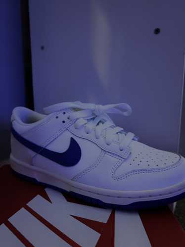 Nike Nike Low White & Royal Blue dunks .