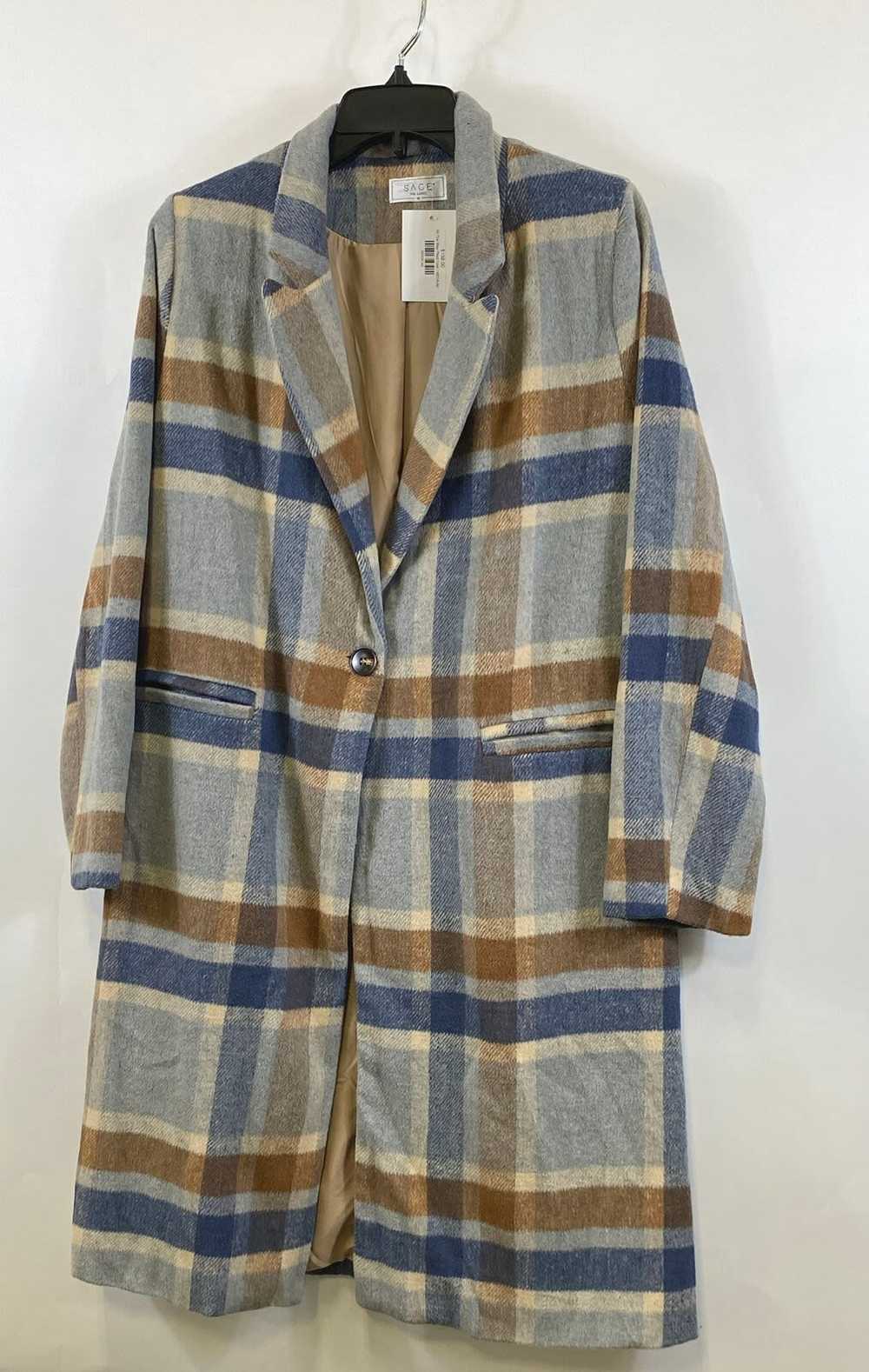 NWT Sage The Label Womens Multicolor Plaid All Th… - image 1