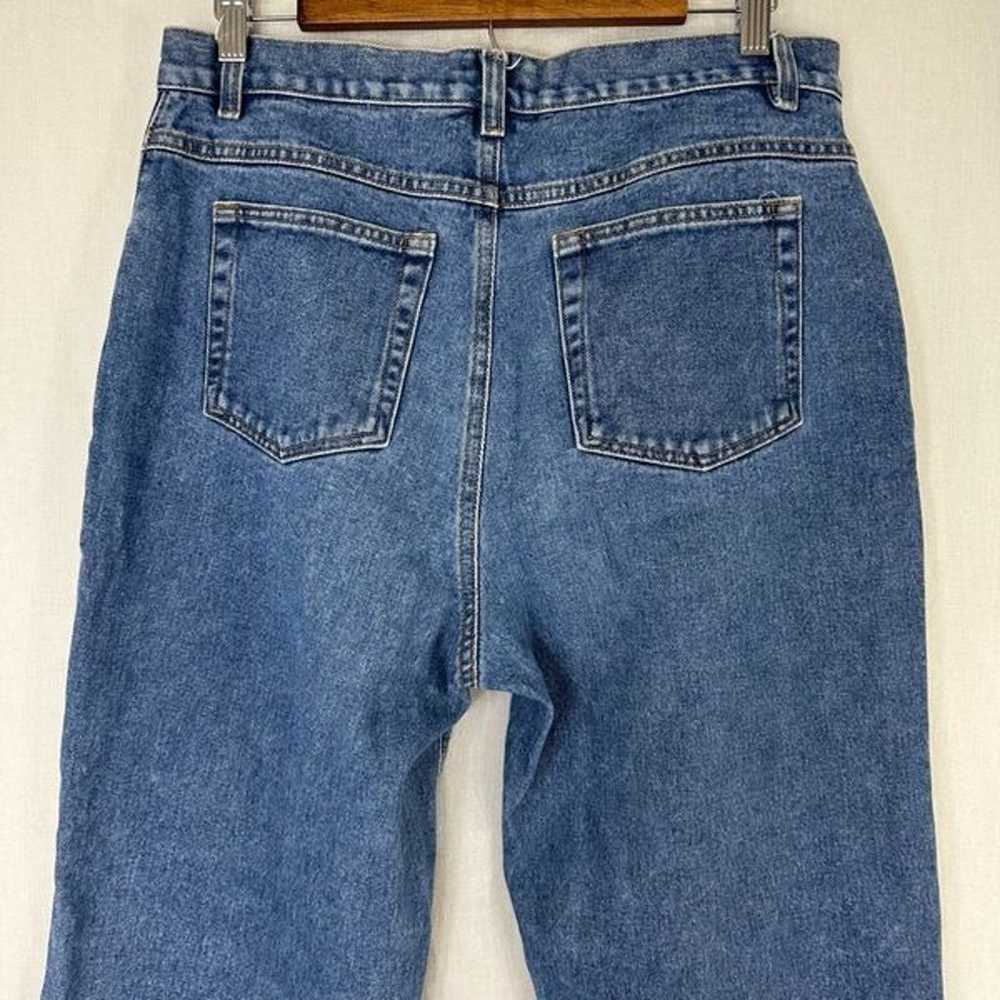 Vintage 90s Carolina Blues High Rise Mom Denim Je… - image 4