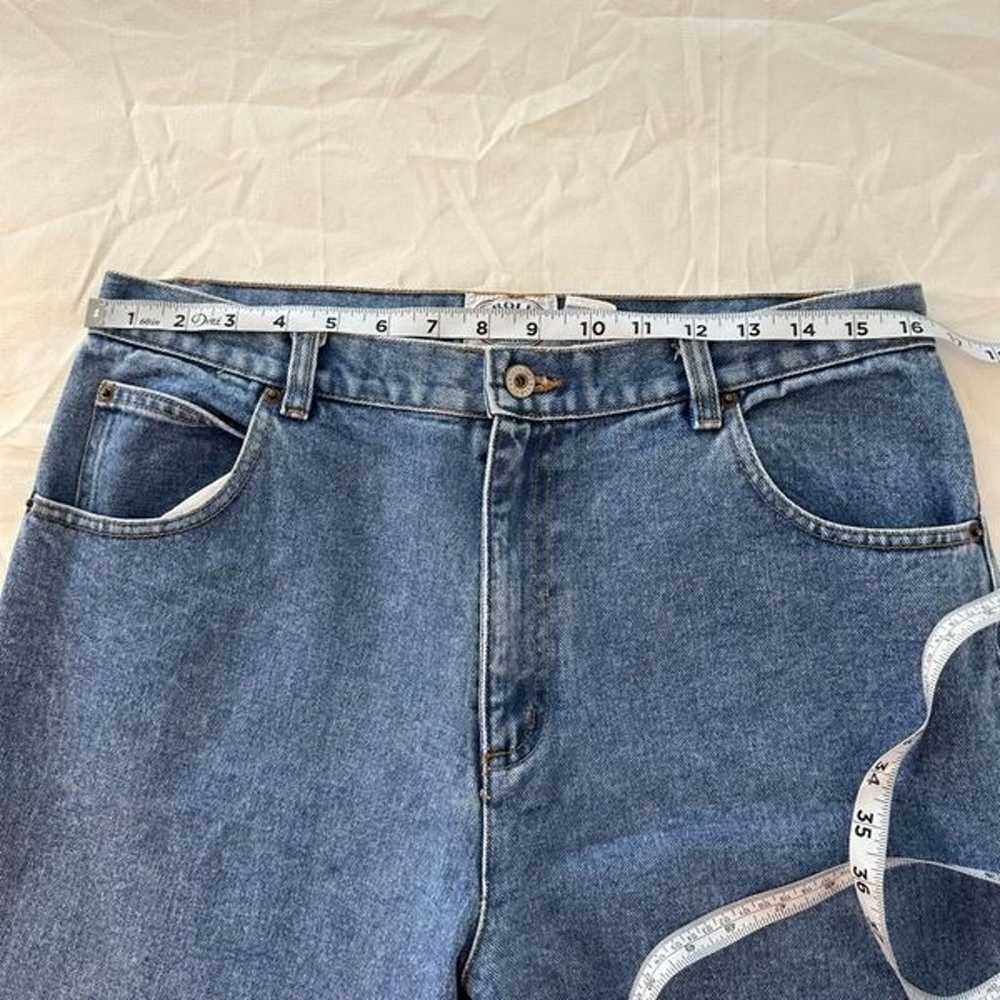 Vintage 90s Carolina Blues High Rise Mom Denim Je… - image 7