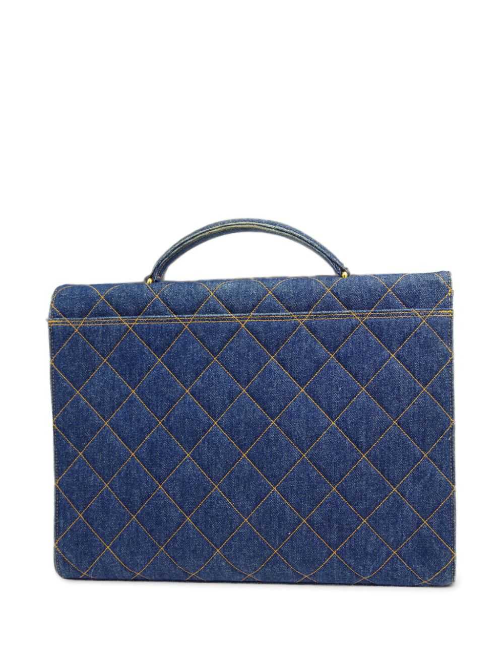 CHANEL Pre-Owned 1997 CC diamond-quilted briefcas… - image 2