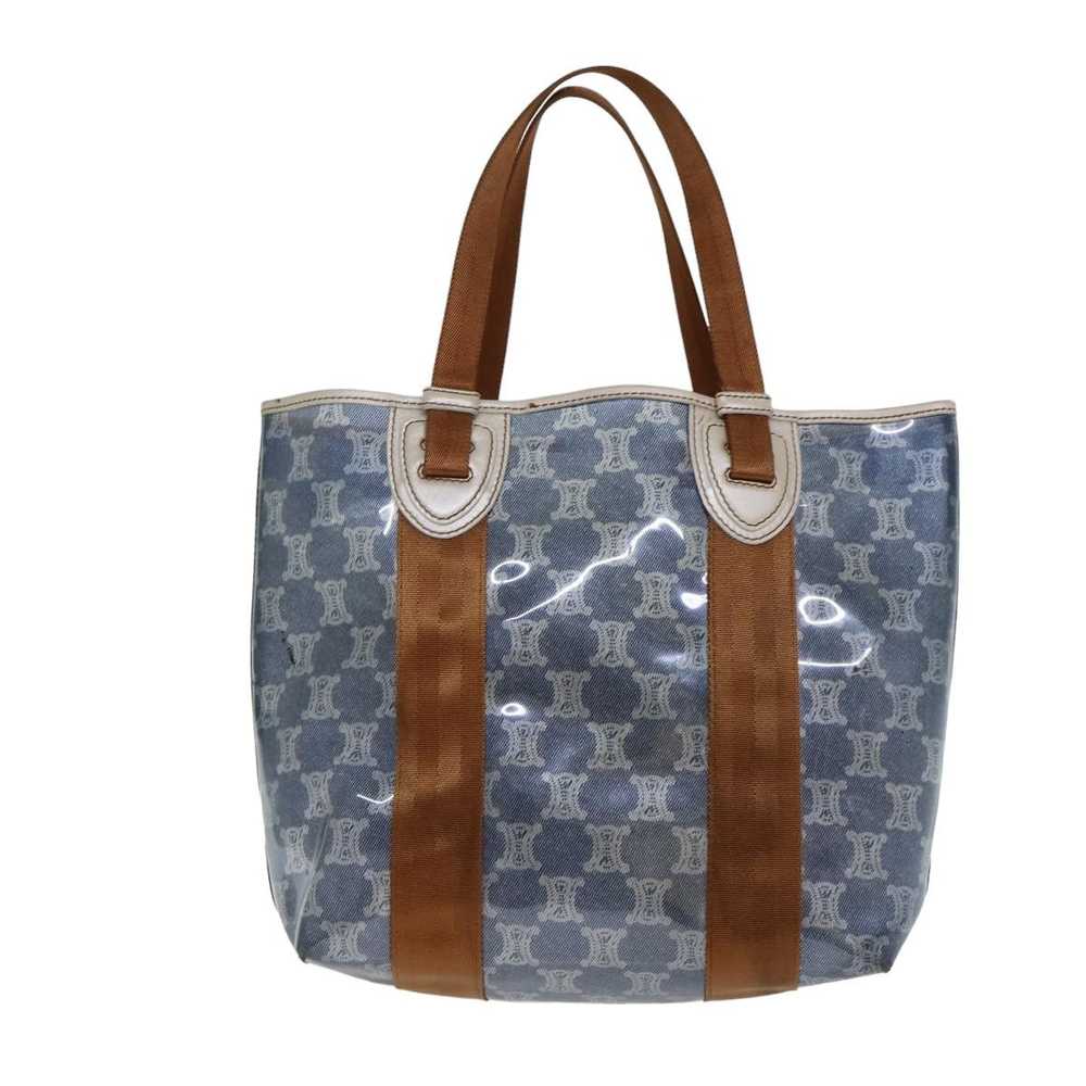 Celine CELINE Paris Macadam Canvas Tote Bag Vinyl… - image 3