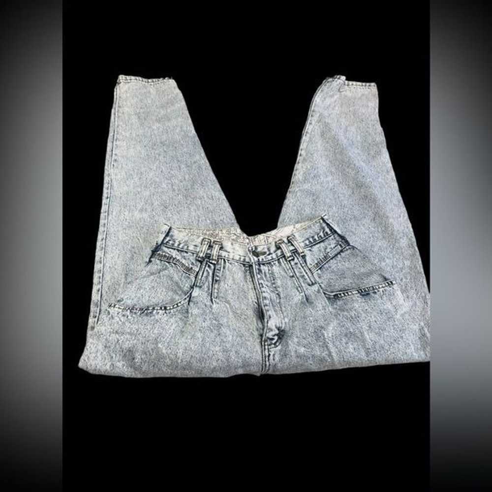 Vintage size 12/30 Brittania Acid Washed Denim - image 2