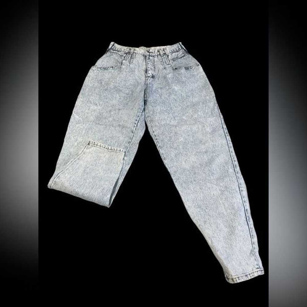 Vintage size 12/30 Brittania Acid Washed Denim - image 3