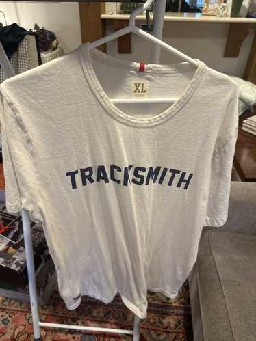 Tracksmith New England Tracksmith cream logo tee X