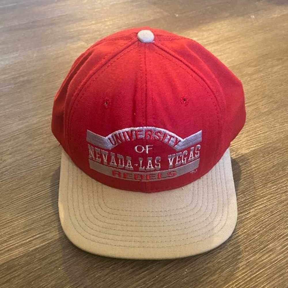 Vintage UNLV Runnin Rebels Snapback Hat - OSFA - image 1