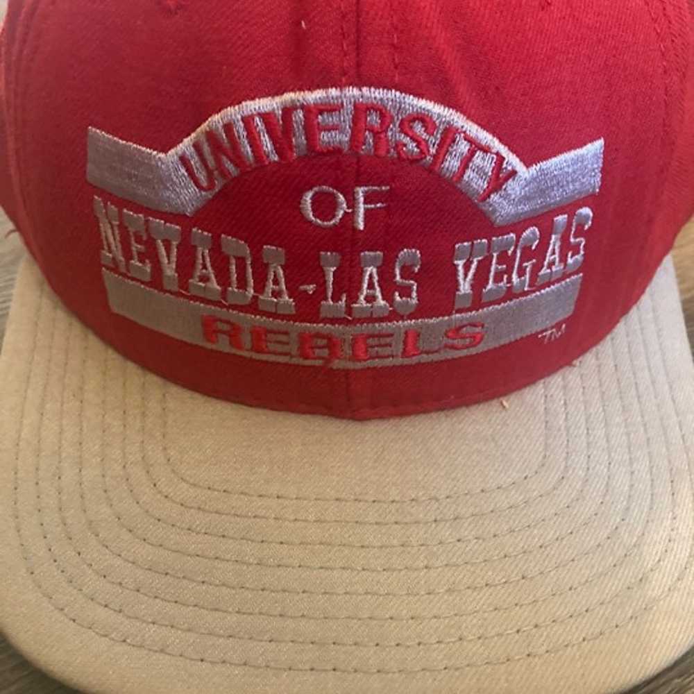 Vintage UNLV Runnin Rebels Snapback Hat - OSFA - image 2