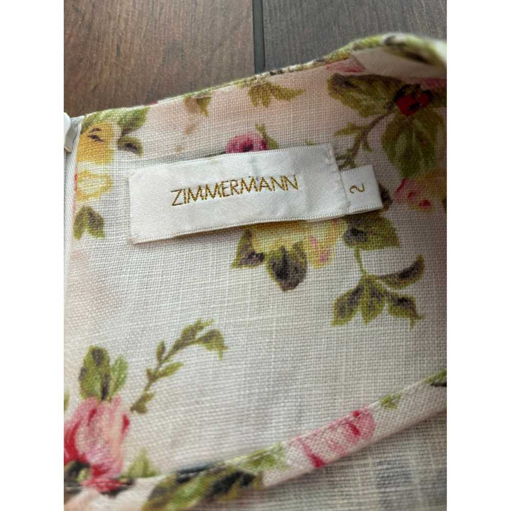 Zimmermann Bonita linen mid-length dress - image 3