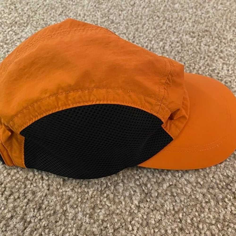 Columbia Vintage Running Hat Black Orange NOS One… - image 4