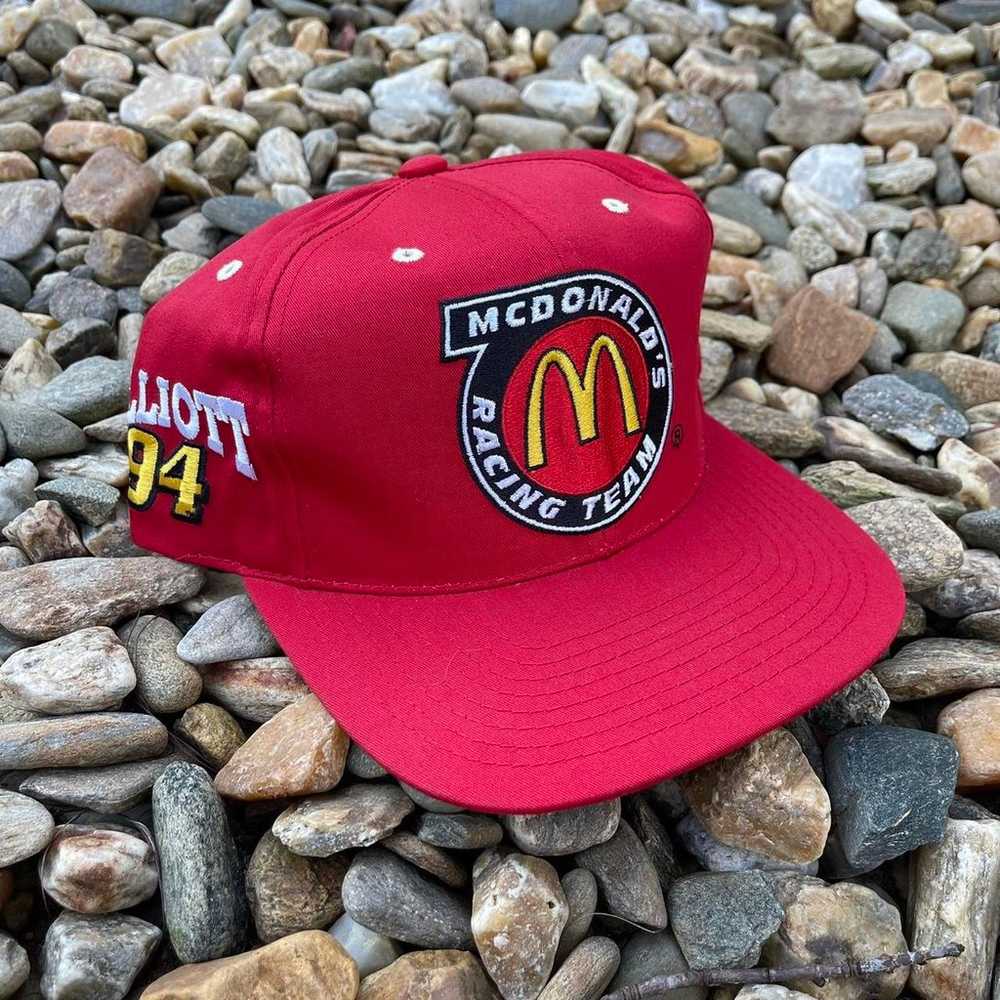 Vintage 90’s McDonalds Racing Team Bill Elliott 9… - image 2