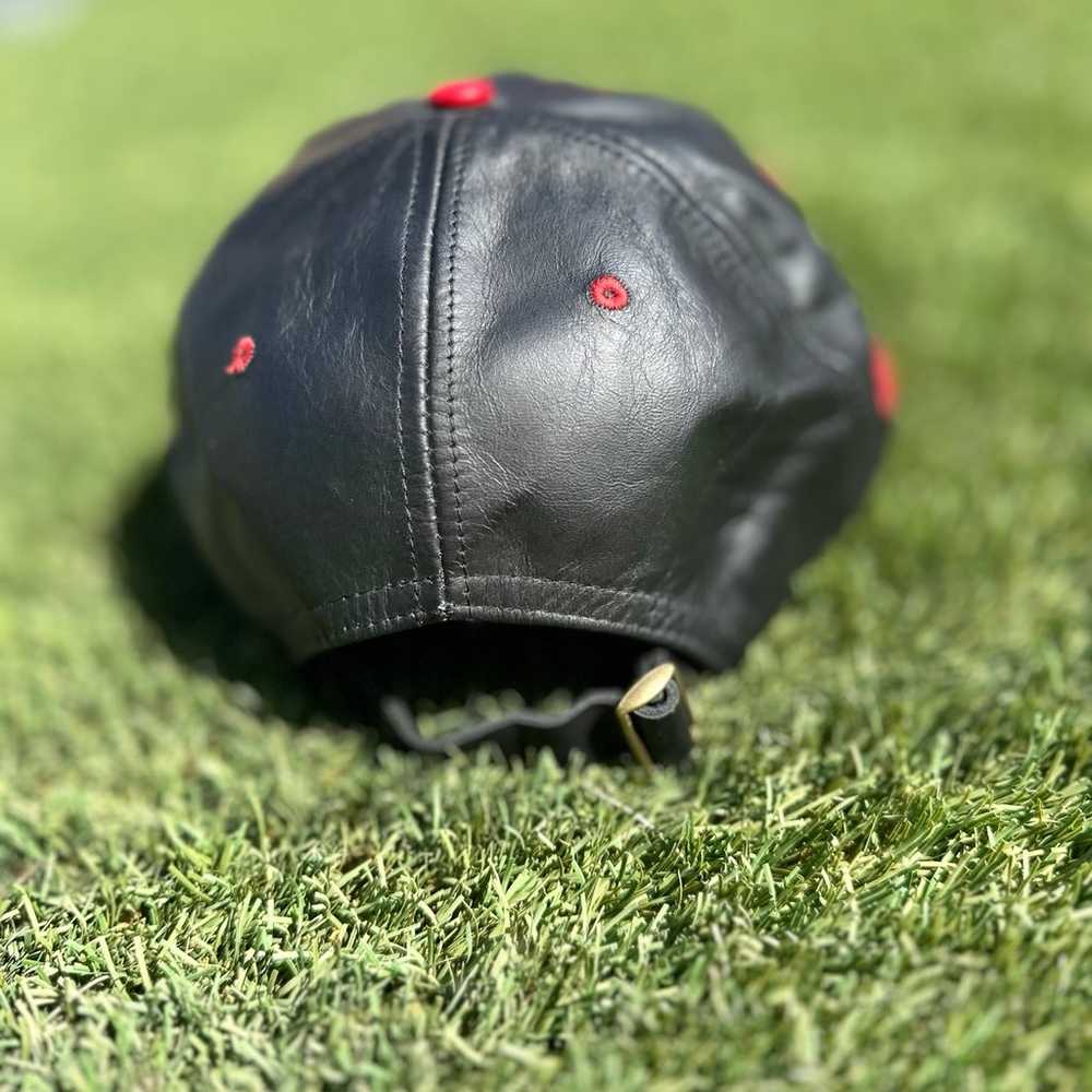 Nebraska Cornhuskers Vintage Leather Hat - image 4