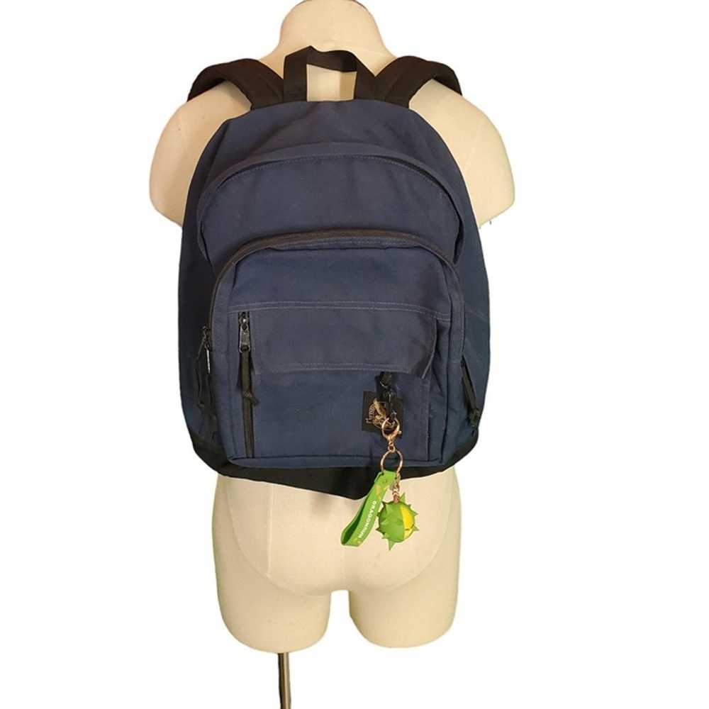 Eddie Bauer Vintage Unisex Backpack/Daypack Navy … - image 1