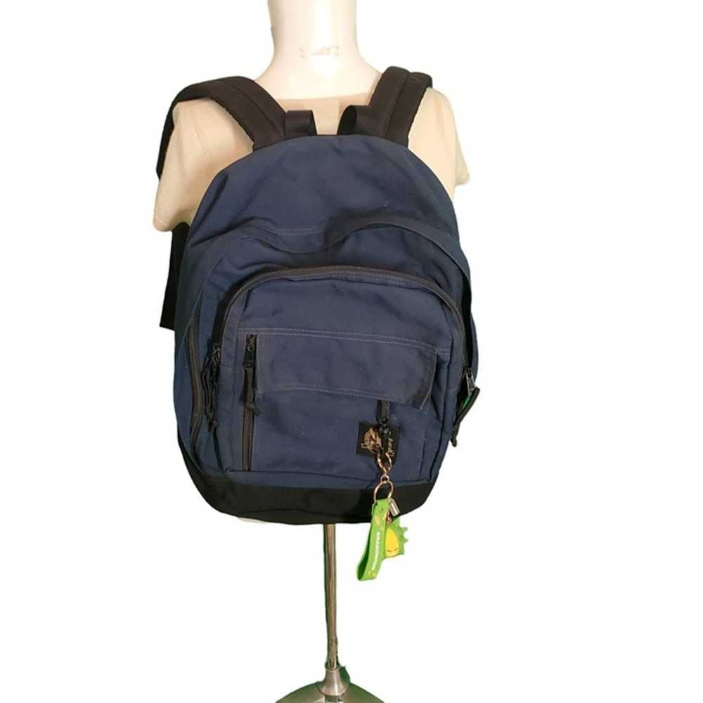 Eddie Bauer Vintage Unisex Backpack/Daypack Navy … - image 2