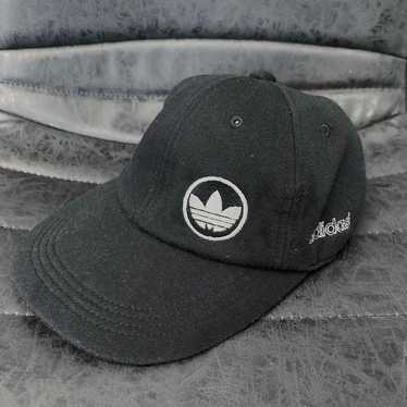 90s adidas Descente Made Cap Hat Cotton Made in J… - image 1